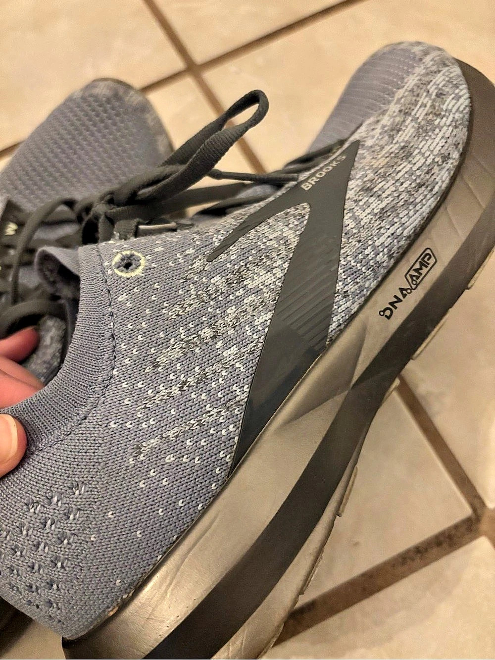 Brooks DNA AMP Women's Athletic Shoes Gray US 8